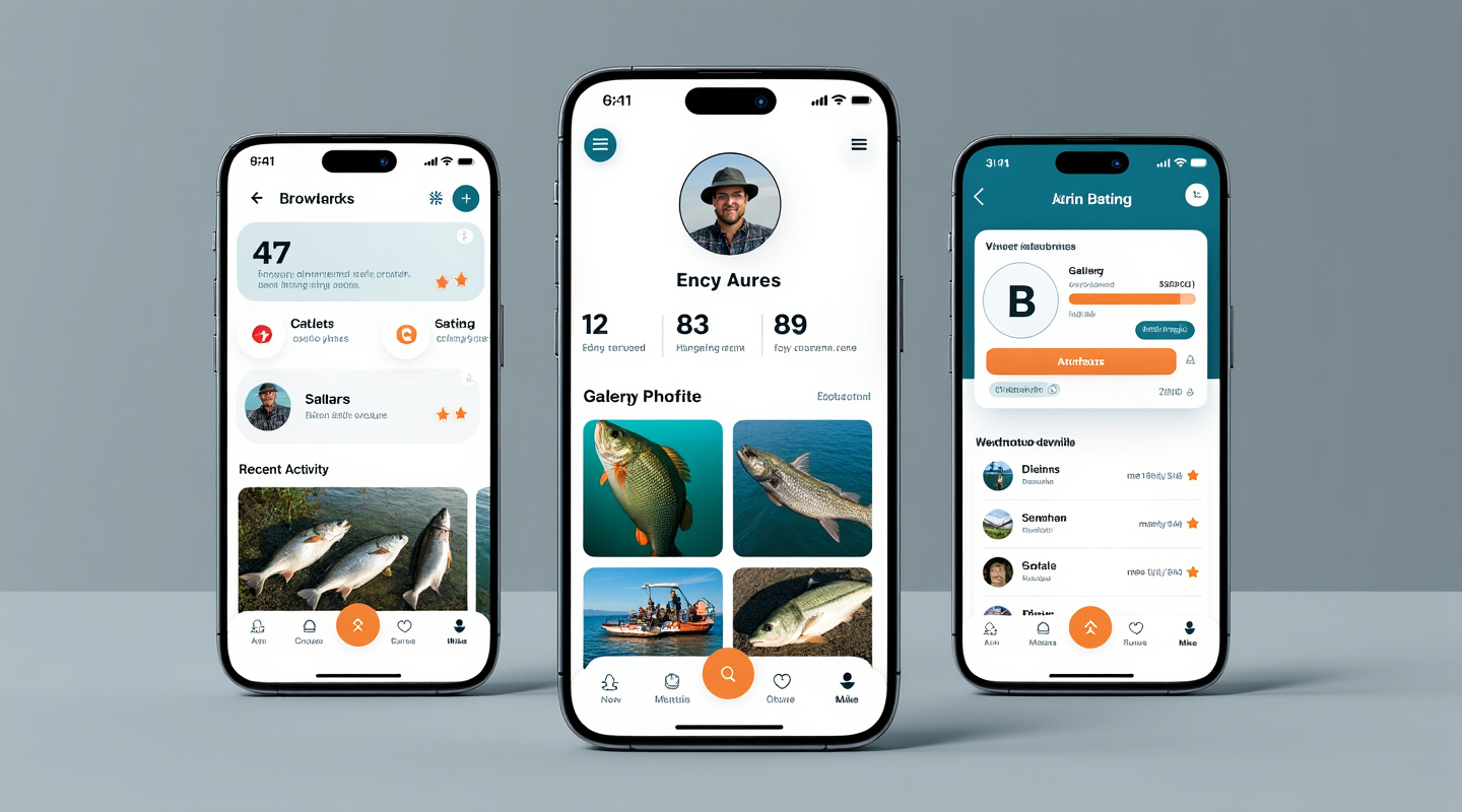 Angler Profile Screens